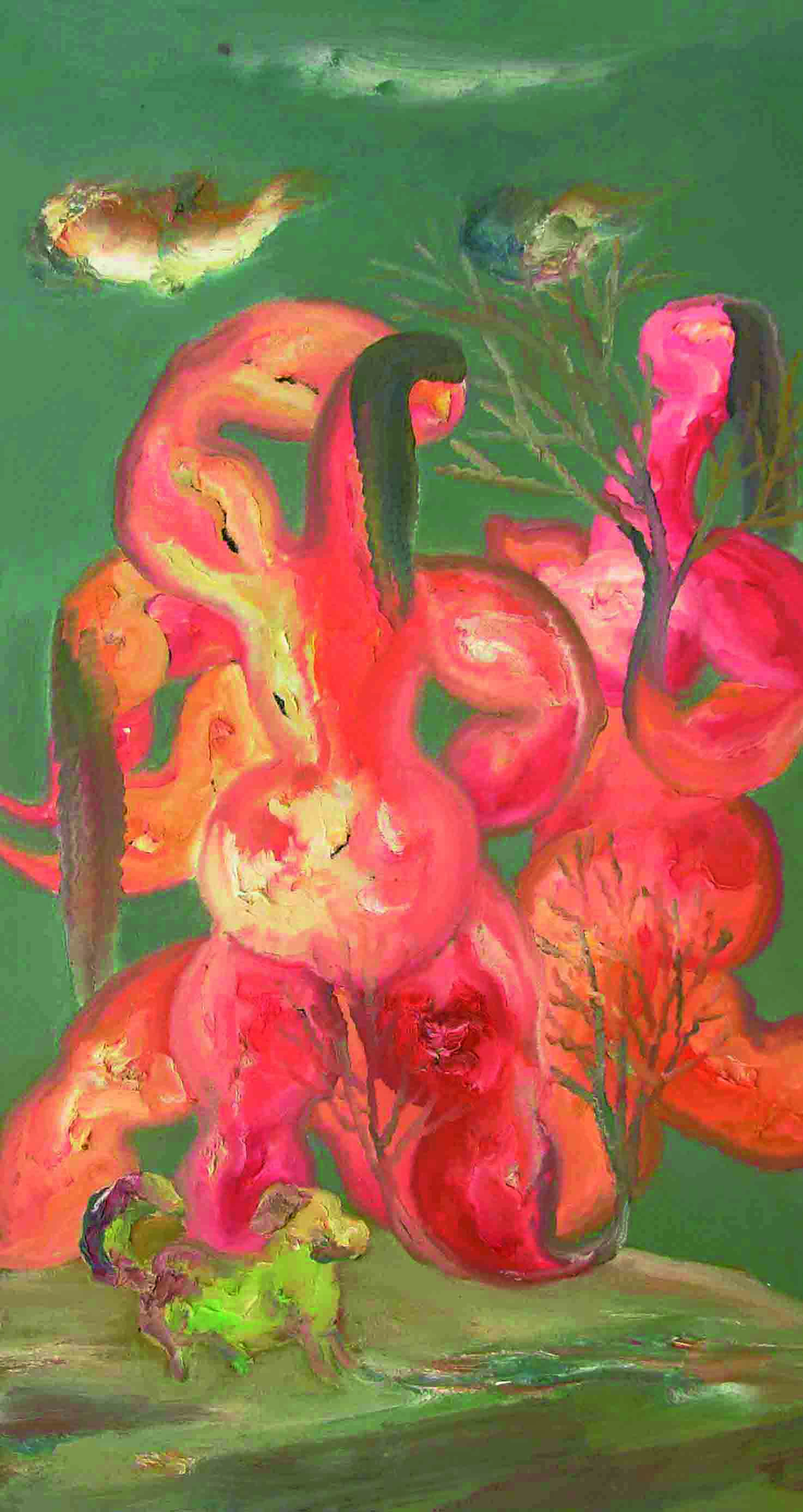 《人与自然·57》90x60cm 布面油画 2007年